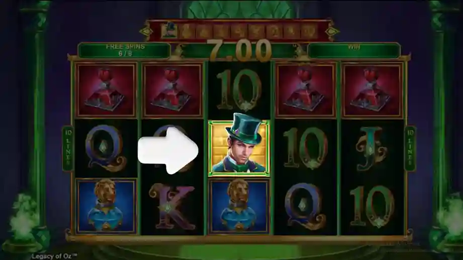 Expanding symbol at Legacy of Oz